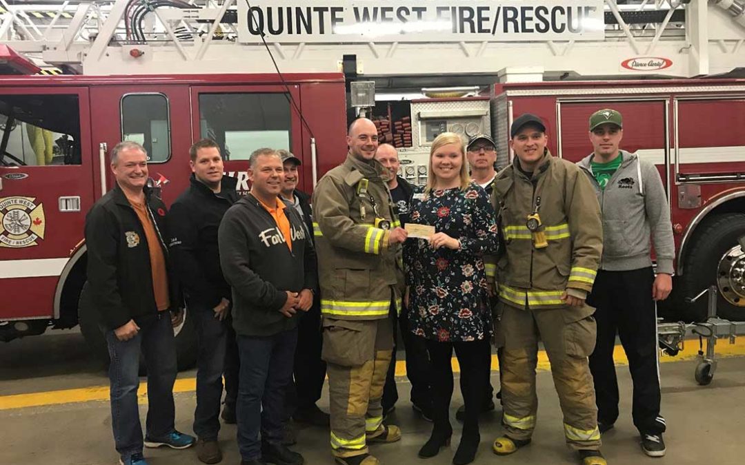 Volunteer Firefighters Support Food for Learning